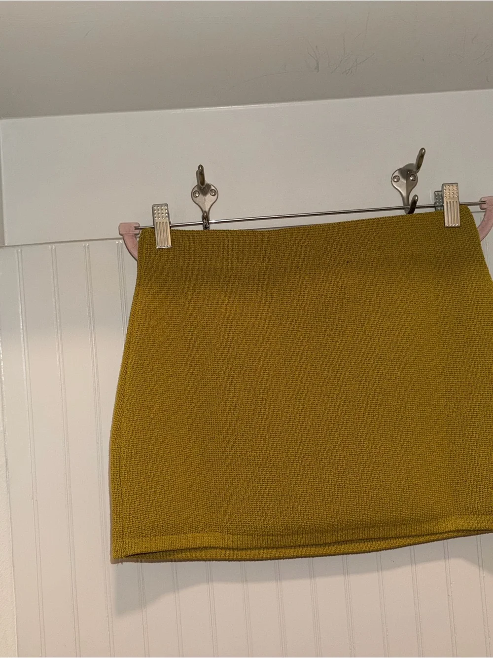 Zara Mini Skirt in Mustard Gold